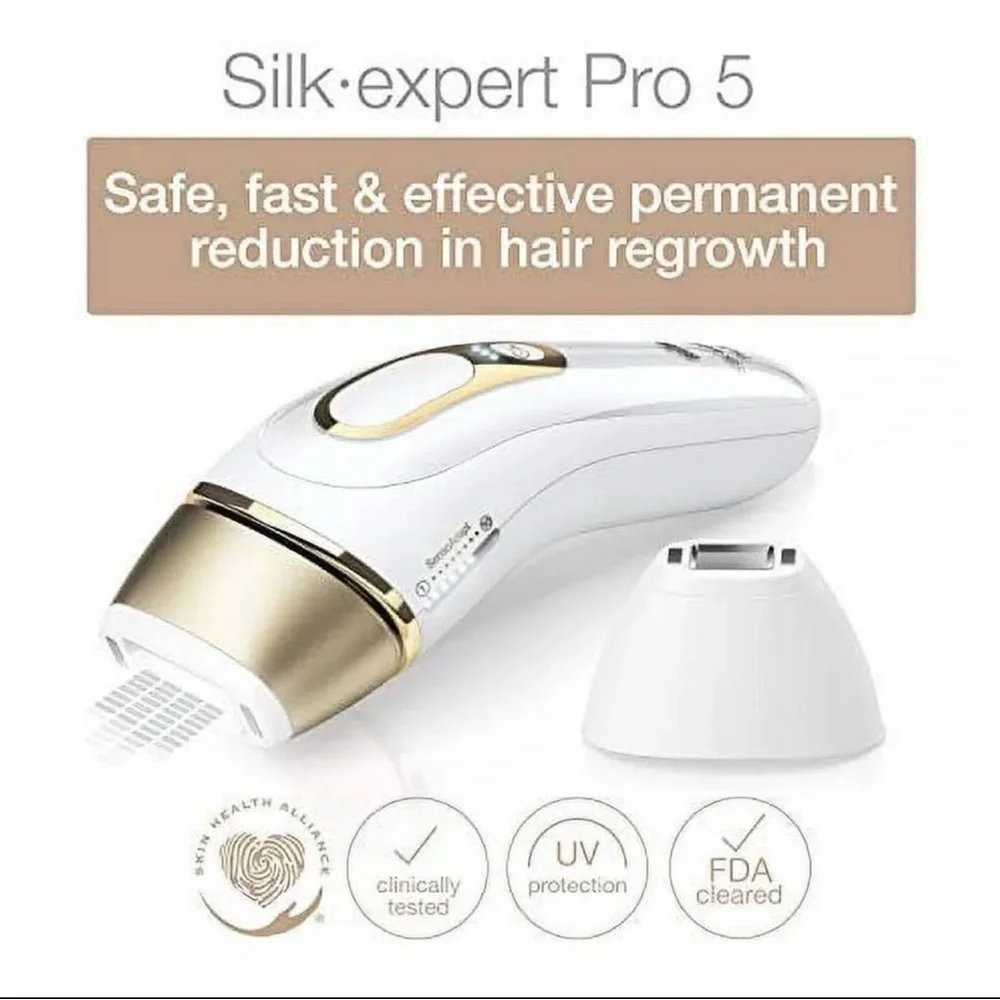 Braun IPL Hair Removal System - White and Gold - Picture 3 of 10